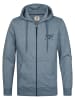 Petrol Industries Melierter Hoodie mit Reißverschluss oakwood in Blau