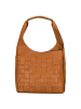 Seidenfelt SFM204 - Schultertasche 30 cm (caramel/gold) in caramel/gold
