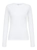 SAINT TROPEZ Langarm-Bluse AsterSZ Slim fit in Bright White