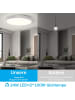 ZMH LED Deckenleuchte flach rund in weiß 24W Flurlampe 4000K neutralweiß Ø23cm
