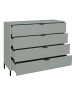 58 aufm Kessel KOMMODE Erna 119x45x102 Pinie Green matt Lack