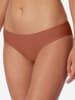 Schiesser Slip Invisible Cotton in terracotta