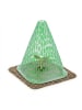 relaxdays 20 x Pflanzenhut in Grün/ Transparent - (B)19 x (H)22 x (T)19 cm