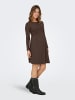 ONLY Kleid in Chocolate Brown
