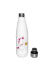 Mr. & Mrs. Panda Trinkflasche Edelstahl Einhorn Künstler ohne Sp... in Weiß