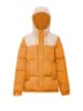 Fumo Damen Wattierte Steppjacke in Orange Pfirsich