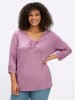 sheego 3/4-Arm-Shirt in orchidee