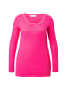 MIAMODA Longsleeve in hibiskuspink