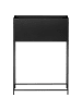 Beliani Indoor Blumentopf TAPIEN in Schwarz - (W) 70 x (H) 100 x (L) 30 cm