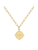 Eastside NY Kette Allsehendes Auge aus Edelstahl in gelbgold