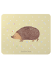 Mr. & Mrs. Panda Mouse Pad Igel Herzen ohne Spruch in Gelb Pastell