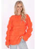 IZIA Damen Pullover in Orange