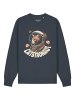 wat? Apparel Sweatshirt Catstronaut in India Ink Grey