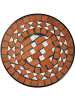 tectake Balkontisch zum Einhängen, 30 x 30 x 61,5 cm, Mosaik und Zement