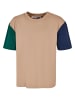 Urban Classics T-Shirts in Beige/Braun