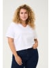 KAFFE curve T-shirt KCvalia Loose fit in Optical White