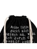 Mr. & Mrs. Panda Sportbeutel Meine Katze guckt mich... mit Spruch in Schwarz