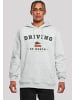 F4NT4STIC Hoodie Driving Home Christmas in grau meliert