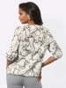 WITT WEIDEN Druckbluse in champagner-graphit-bedruckt