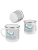 Mr. & Mrs. Panda Kaffeebecher Junggesellinnenabschied Feiern mit... in Heather Grey