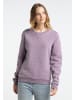 Schmuddelwedda Sweatpullover in Rauchlila Melange