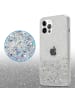 cadorabo Hülle für Apple iPhone 12 PRO MAX Glitter in Transparent mit Glitter