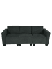 MCW Modular 3-Sitzer Sofa Moncalieri, Anthrazit-grau