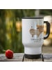Mr. & Mrs. Panda Trinkbecher Sternzeichen Stier mit Spruch in Weiß