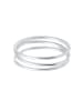 Elli Ring 925 Sterling Silber Ring Set, Spirale in Silber