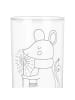 Mr. & Mrs. Panda Glas Maus Weihnachten mit Spruch in Transparent