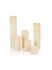 relaxdays 24x LED Kerze in Creme