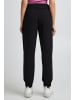 b. young BYDANTA CUFF PANTS 2 - HEAVY WOVEN Regular fit in Black