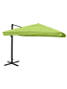 MCW Gastronomie-Ampelschirm A96, Flap, grün ohne Ständer, drehbar