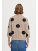 b. young BYOMME DOT JUMPER - KNIT Regular fit in Humus Mix