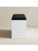 BOXIMO Schuhschrank mit Sitzfläche TRIA in Weiß, (B) 30 x (H) 43 x (L) 80 cm