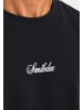 SMILODOX Oversized T-Shirt Calvento in Schwarz