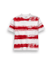 Coccodrillo Baumwoll-t-shirt mit kurzen ärmeln in rot