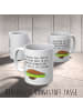 Mr. & Mrs. Panda Tasse Avocado Yoga mit Spruch in Weiß