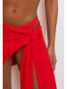 Moda Minx Sarong Scrunch Short Ruffle in rot