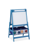 relaxdays Standtafel in Blau - (B)52 x (H)94 x (T)46,5 cm