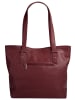 Cluty Shopper Solerino echt Leder in rot