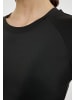 TUFFSKULL Damen Crop-Top in Schwarz