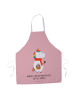 Mr. & Mrs. Panda Grillschürze Einhorn Pilz mit Spruch in Rot Pastell