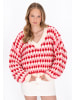 myMo Sweater in red multicolor