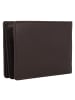 mano Don Leonardo Geldbörse RFID Leder 12 cm dunkelbraun