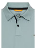 Camel Active Poloshirt mit Kontrastdetails in Wasserblau