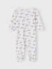 name it Mädchen Schlafstrampler mit Knopf und Katzenmotiv Valerian 62