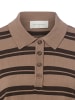 MOSS COPENHAGEN Polo-Langarmshirt MSCHTerine in braun mocca - 0001