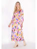 IZIA Women Dress in violet multicolor