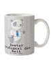 Mr. & Mrs. Panda Tasse Panda Bester Großonkel der Welt mit Spruch in Grau Pastell